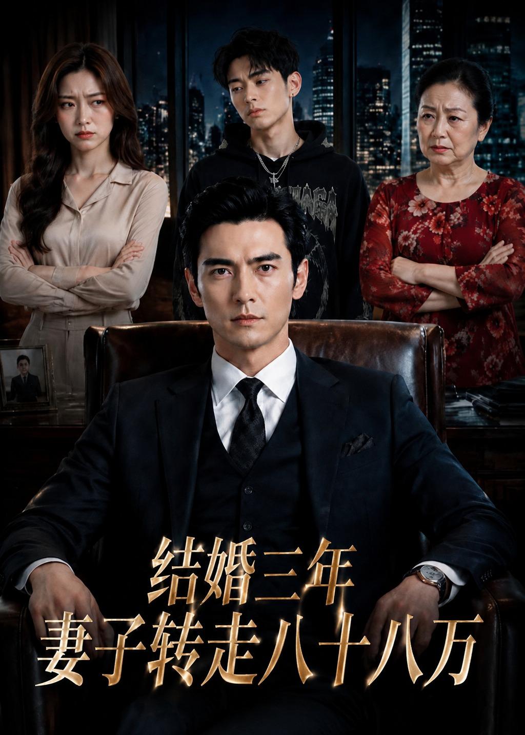 结婚三年，妻子转走八十八万